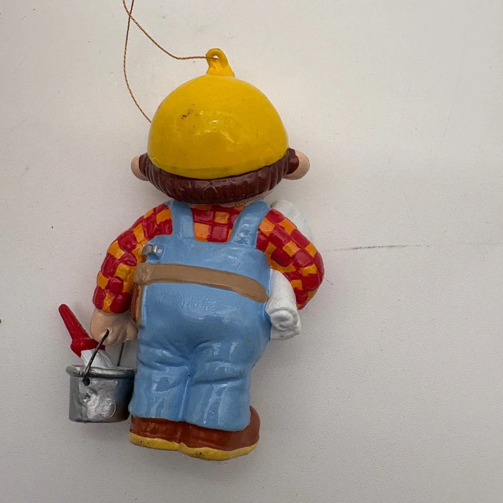 Bob the Builder Kurt S Adler Christmas Ornament Vintage Paint handyman 2002 Fig